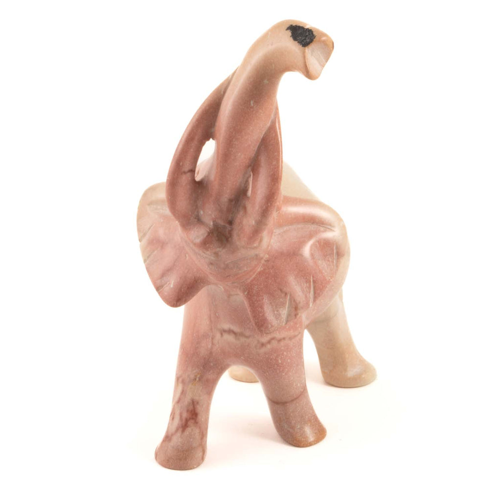 Standing Soapstone Elephant-Siesta Crafts