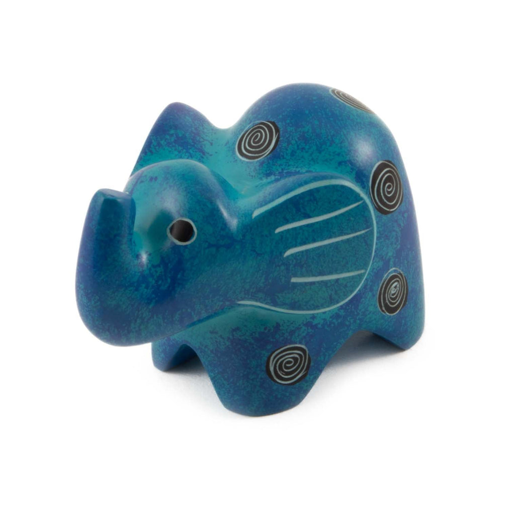 Small Soapstone Elephant-Siesta Crafts