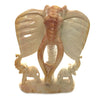 Soapstone Elephant Trunk Sculpture with Babies-Siesta Crafts