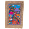 Mexican Scene Bark Painting-Siesta Crafts