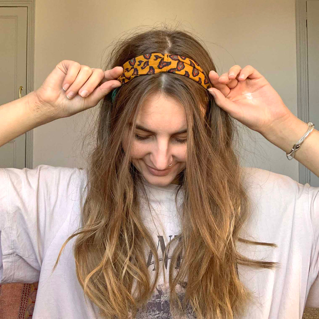 Recycled Sari Knot Headband-Siesta Crafts