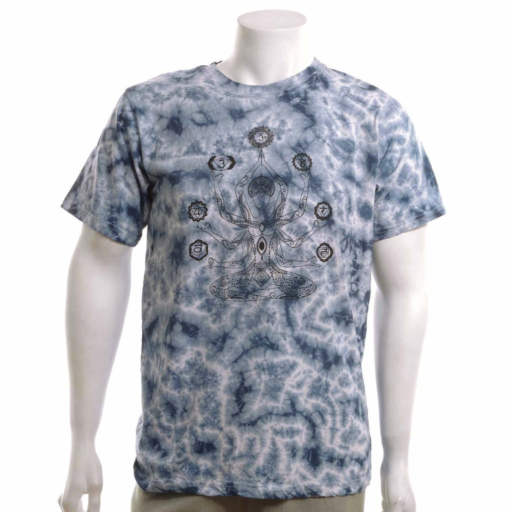 Chakra Hands Tie Dye T-Shirt-Siesta Crafts