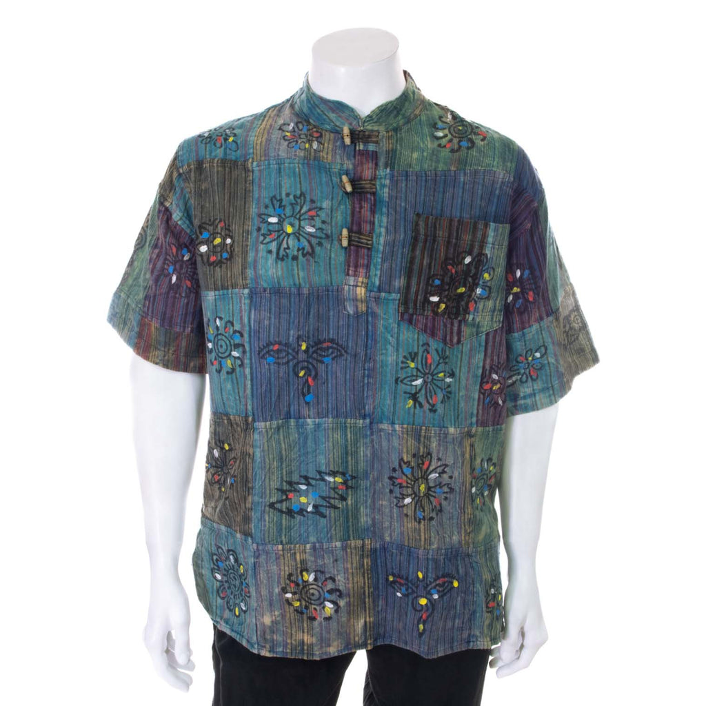 Short Sleeve Patch Kurta-Siesta Crafts