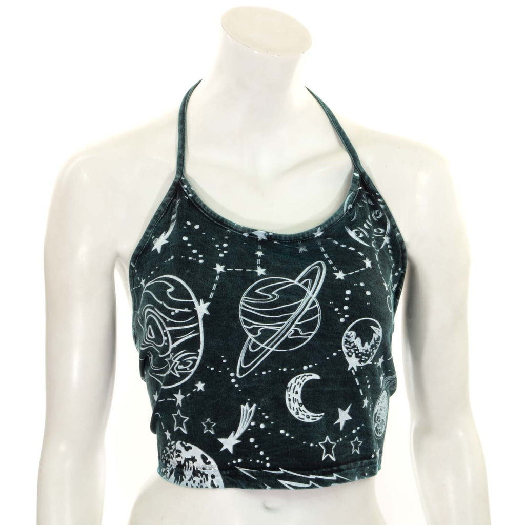 Cosmic Halter Neck Top-Siesta Crafts