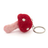 Mushroom Felt Keyring-Siesta Crafts