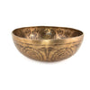 Ornate Etched Green Tara Singing Bowl No.1-Siesta Crafts
