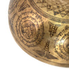 Ornate Etched Green Tara Singing Bowl No.1-Siesta Crafts