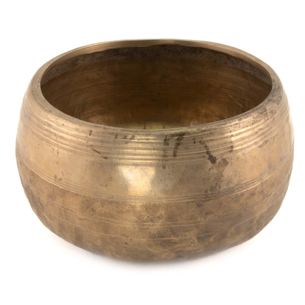 Antique Mani Singing Bowl No.42-Siesta Crafts