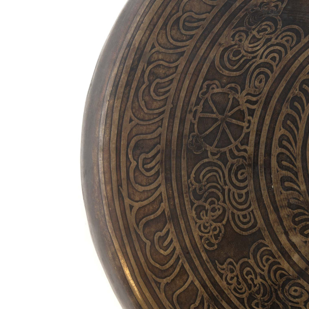 Yin Yang Etched Gong No.72-Siesta Crafts