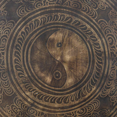 Yin Yang Etched Gong No.72-Siesta Crafts