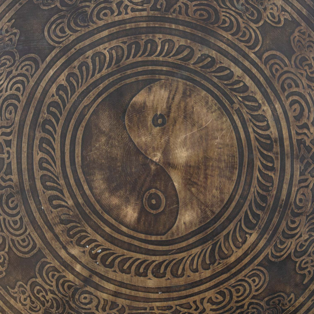 Yin Yang Etched Gong No.72-Siesta Crafts