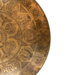 Yogi Mandala Etched Gong No.74-Siesta Crafts