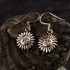 Sun Nepalese Silver Earrings-Siesta Crafts