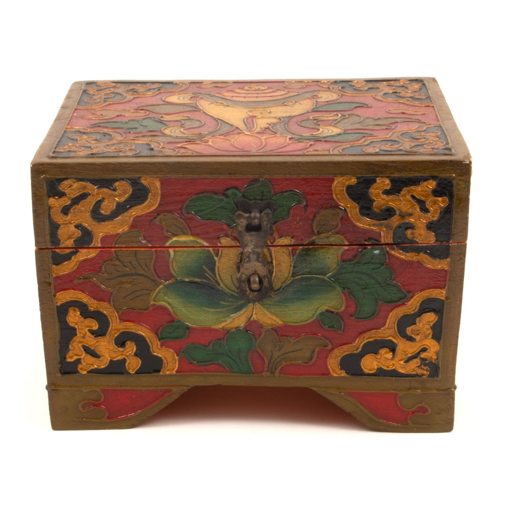 Tibetan Style Box with Feet-Siesta Crafts