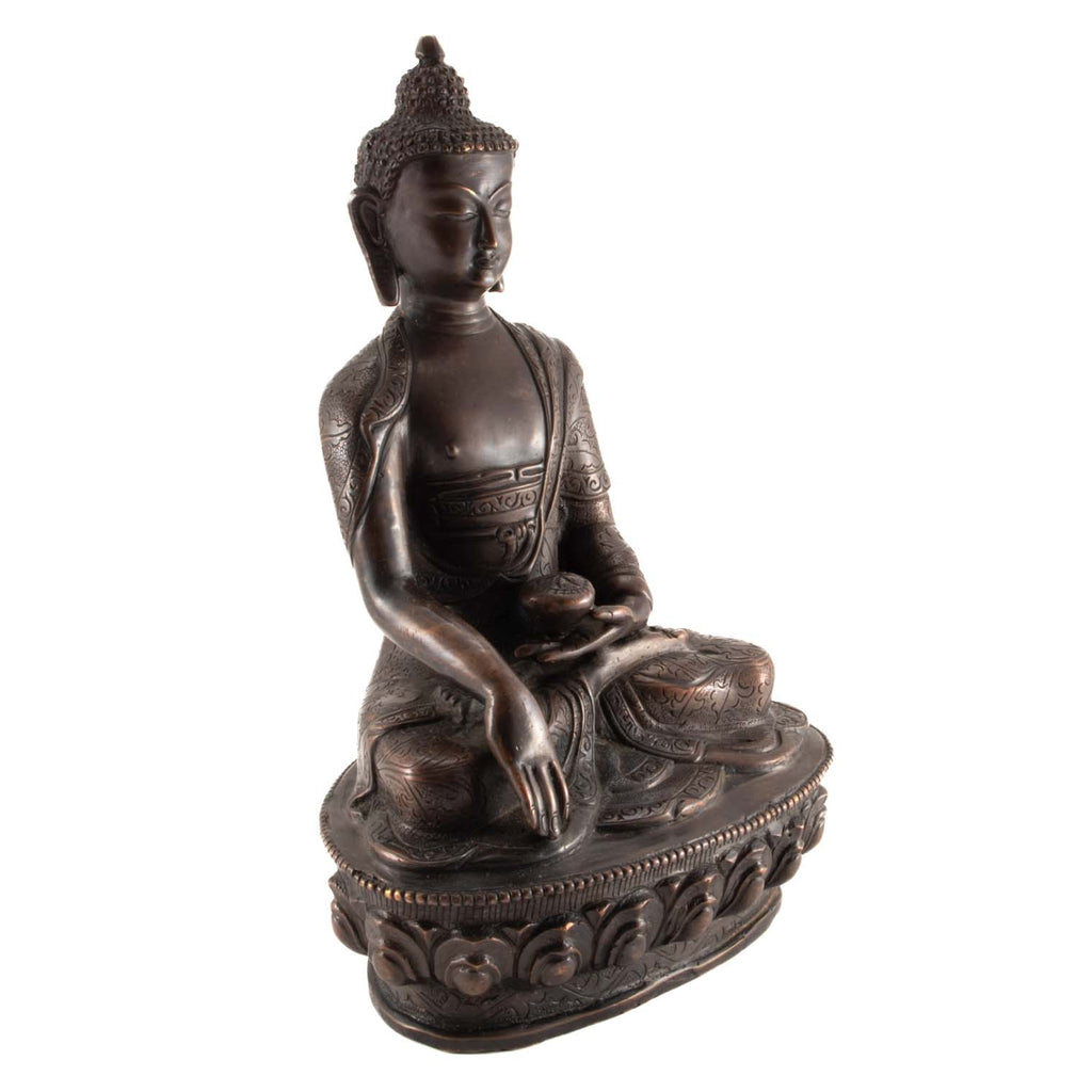 Copper Buddha Statue-Siesta Crafts