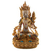 Himalayan Quartz Crystal White Tara Statue-Buddhism-Siesta Crafts