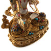 Himalayan Quartz Crystal White Tara Statue-Buddhism-Siesta Crafts