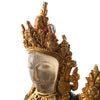 Himalayan Quartz Crystal White Tara Statue-Buddhism-Siesta Crafts