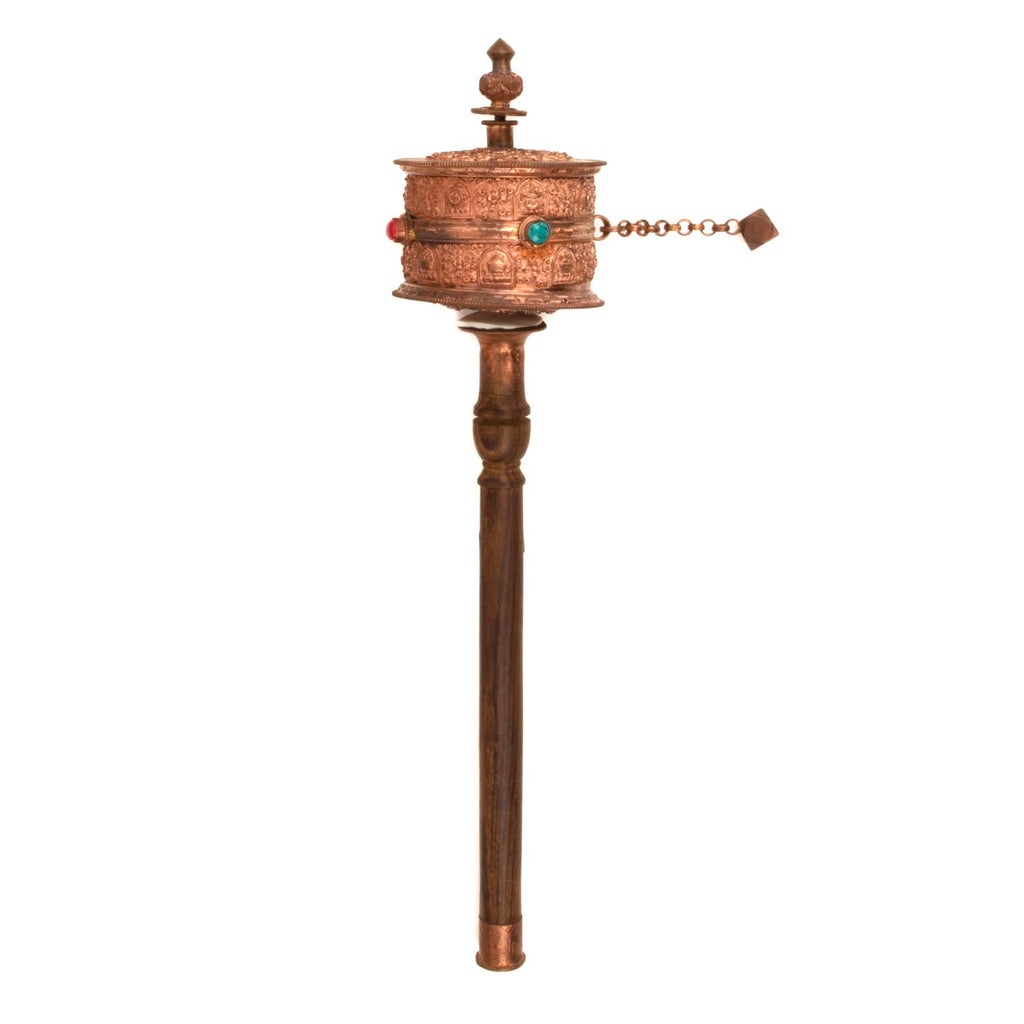 Special Copper Prayer Wheel No.295-Siesta Crafts
