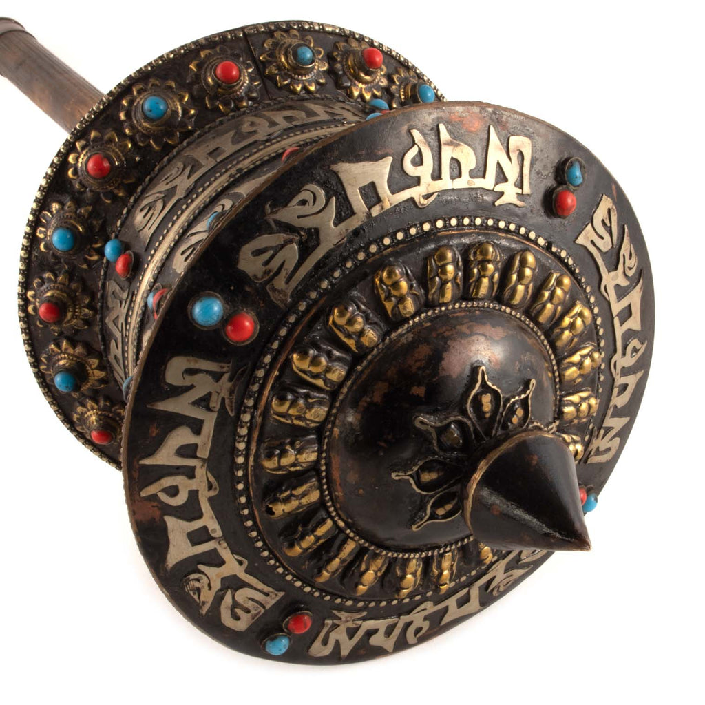Special Copper Prayer Wheel No.296-Siesta Crafts