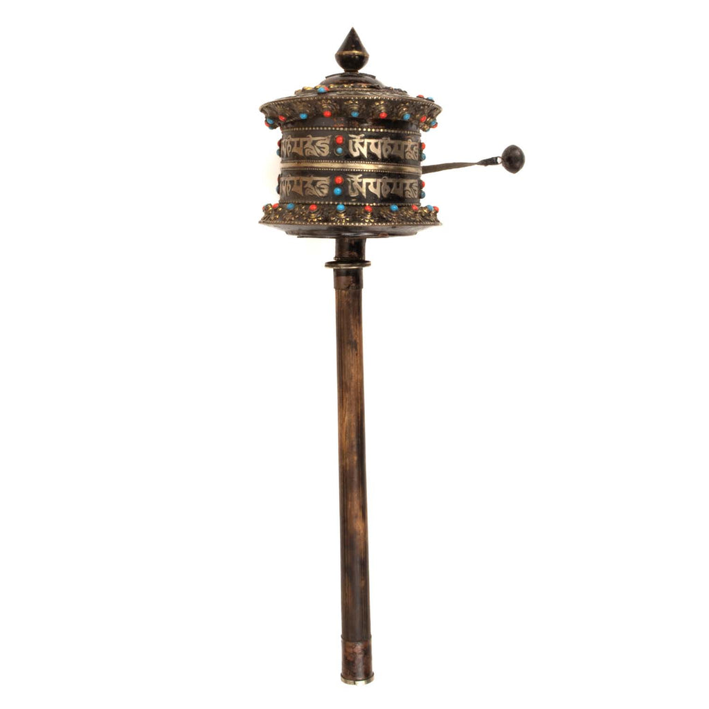 Special Copper Prayer Wheel No.296-Siesta Crafts