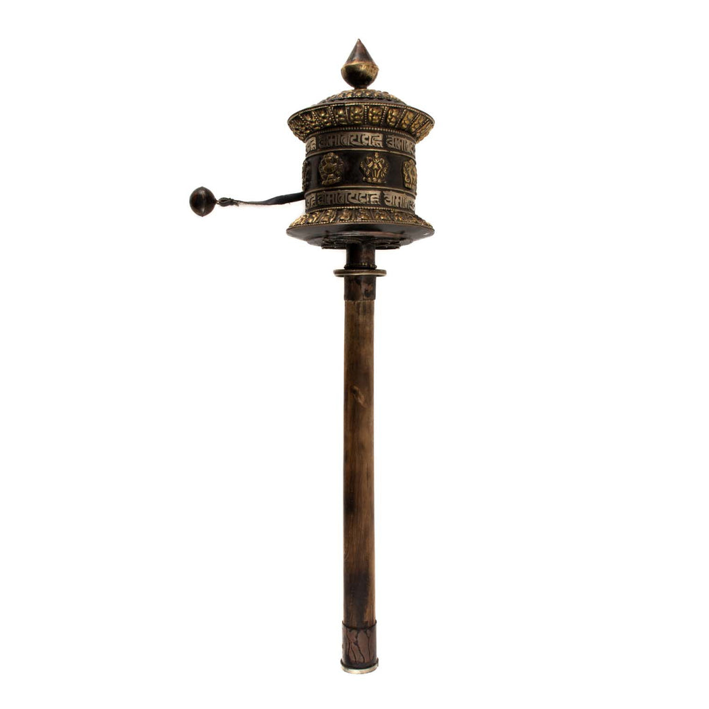 Special Copper Prayer Wheel No.298-Siesta Crafts