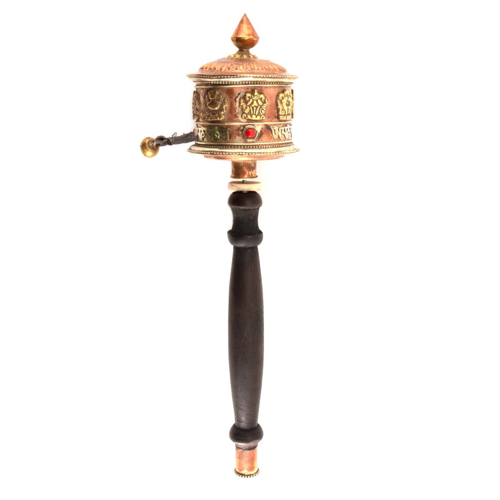 Copper Prayer Wheel No.322-Siesta Crafts