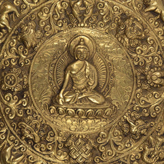 Metal Buddha Wall Hanging No.329