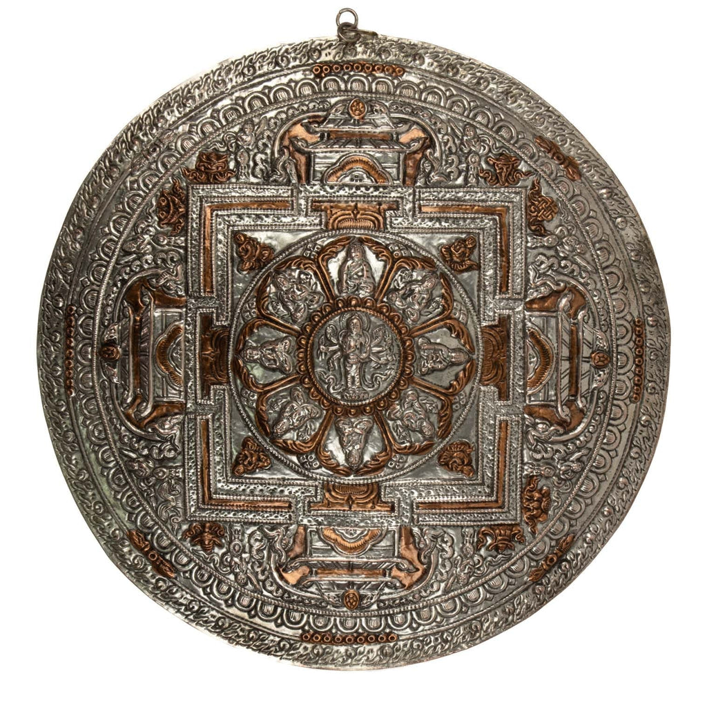 Metal Mandala Wall Hanging No.330-Siesta Crafts