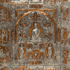 Metal Buddha's Life Wall Hanging No.332
