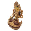 Gold Plated White Tara Statue No.338-Siesta Crafts