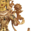 Gold Plated White Tara Statue No.338-Siesta Crafts