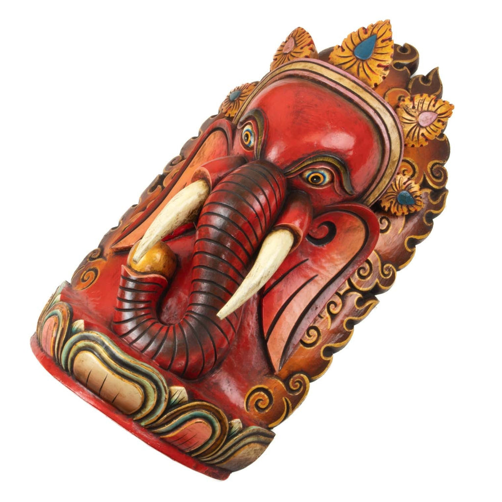Artisan Ganesh in Wood Carving-Siesta Crafts