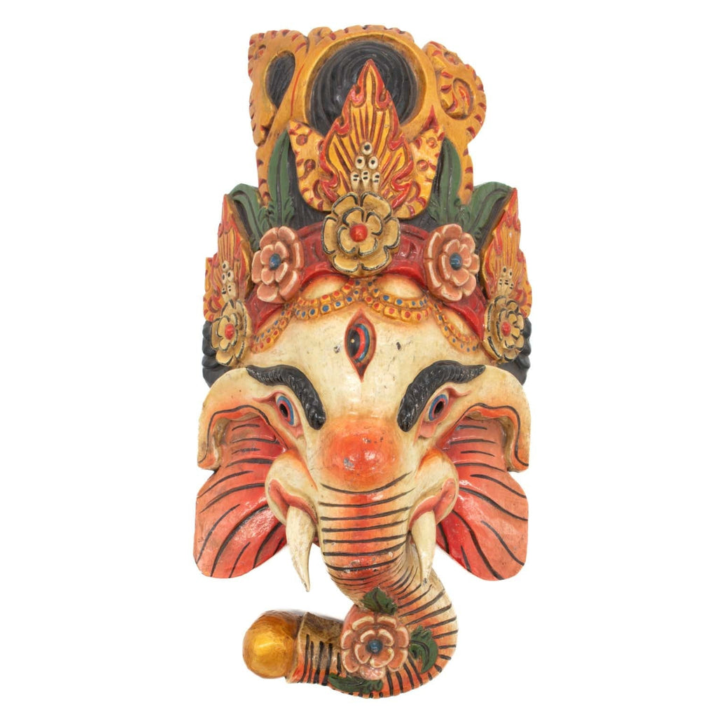 Artisan Ganesh Mask No.358-Siesta Crafts