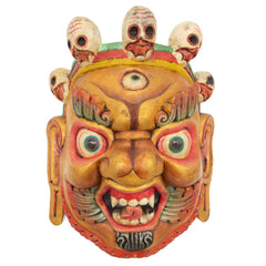 Artisan Gold Bhairab Mask No.360-Siesta Crafts
