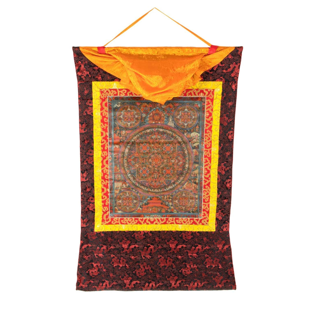 Shakti Mandala Thangka Painting No.370-Siesta Crafts