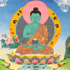 Buddha Thangka Painting No.374-Siesta Crafts