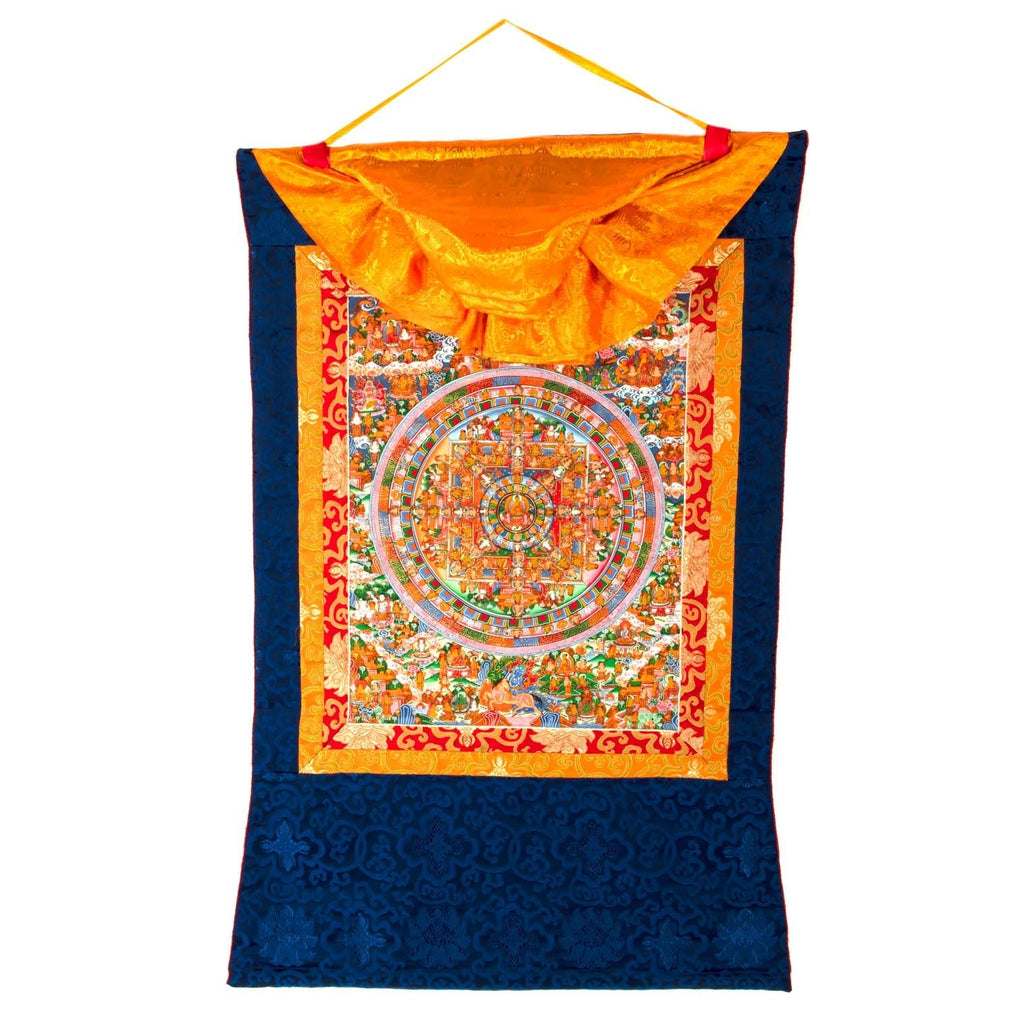 Buddha Mandala Thangka Painting No.378-Siesta Crafts