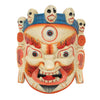 Artisan White Bhairab Mask No.383-Siesta Crafts