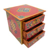 Tibetan Style Set of Three Drawers-Siesta Crafts