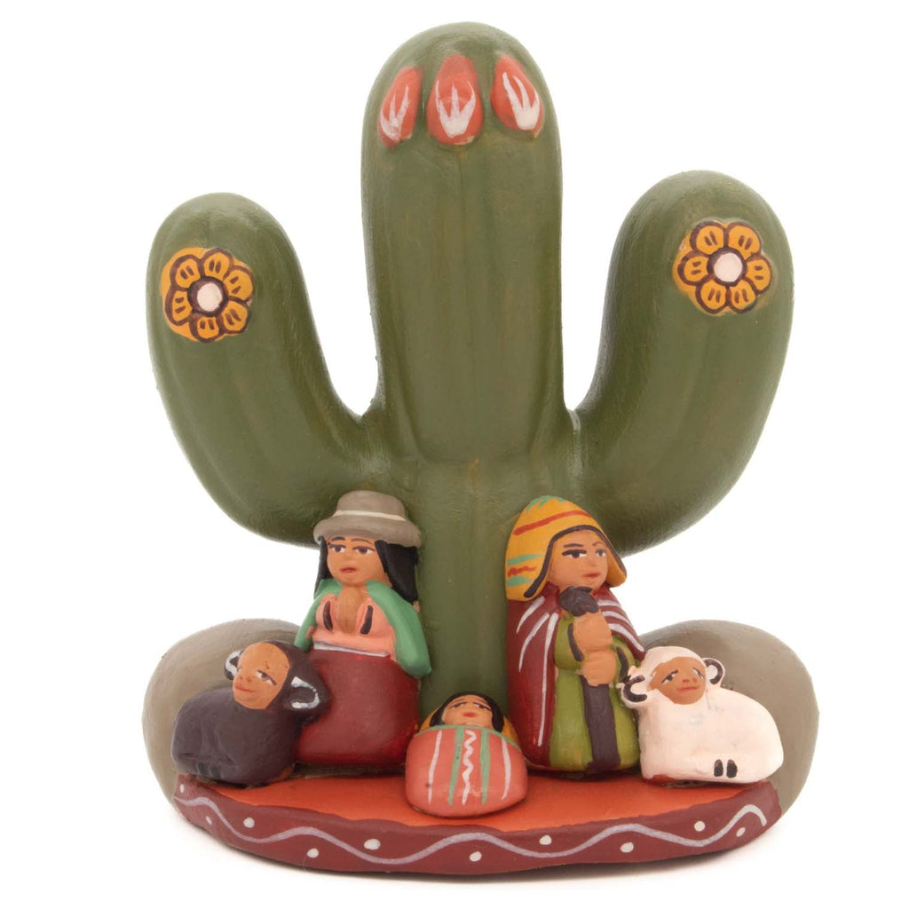 Cactus Nativity Ceramic-Siesta Crafts