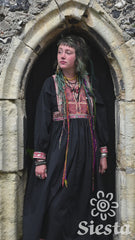 Vintage Afghan Cotton Dress - Fern (18, XL)