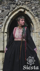 Vintage Afghan Cotton Dress - Rain
