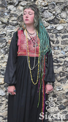 Vintage Afghan Cotton Dress - Martha (12, M)