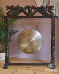Large Flower of Life Om Metal Gong No.49