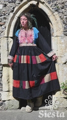 Vintage Afghan Cotton Dress - Larmina (12, M)