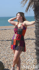 Patchwork Mini Dress