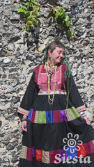 Vintage Afghan Cotton Dress - Grace (14, L)