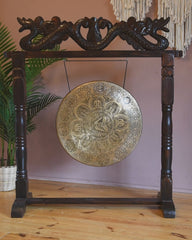 Extra Large Yogi Mandala Metal Gong No.71