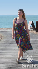 Kaleidoscope Button Up Midi Dress
